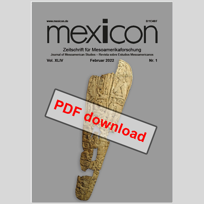 Mexicon 44.1 (2022), digital issue: PDF. Incl. VAT. – Mexicon